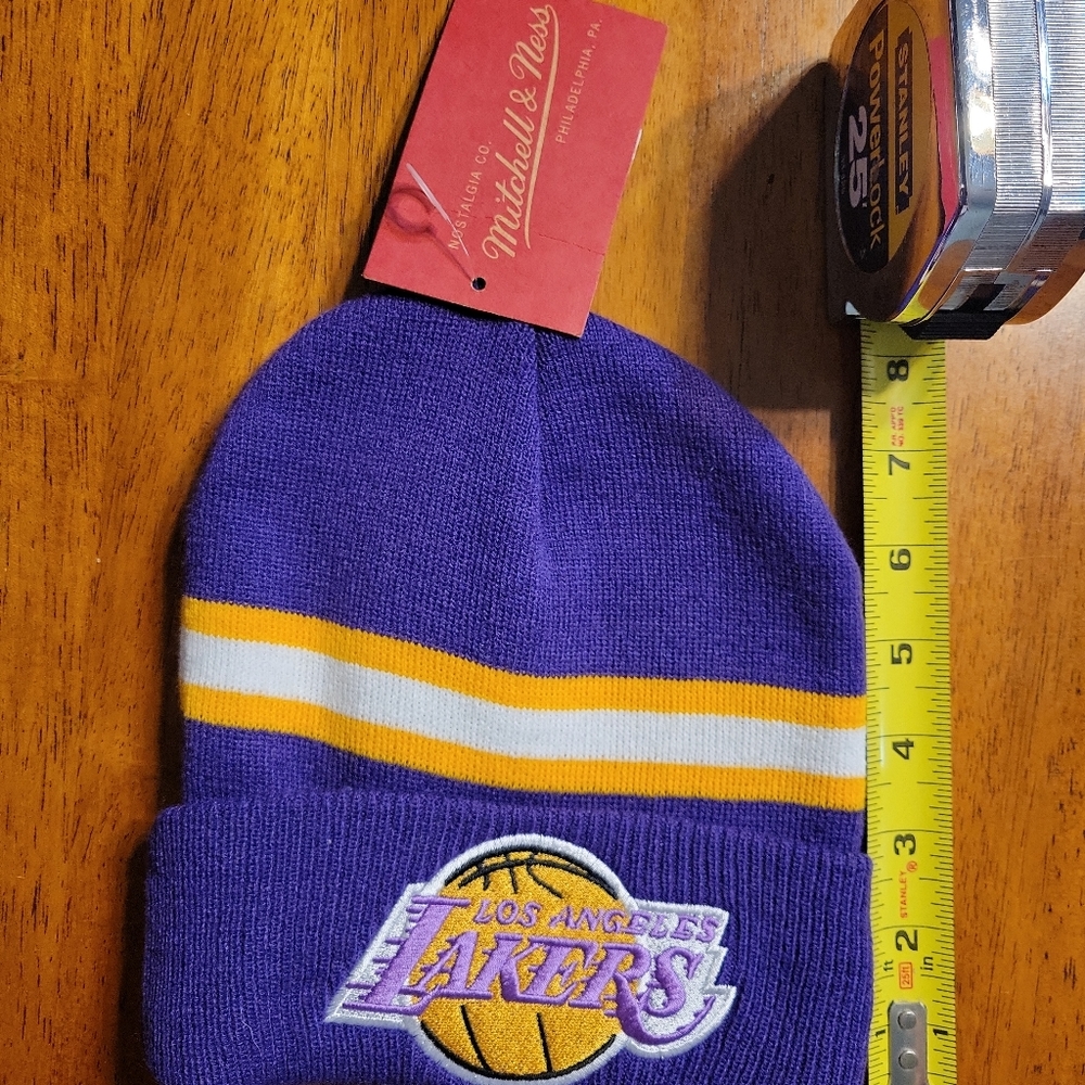 Los Angeles Lakers Retro Knit Beanie NWT